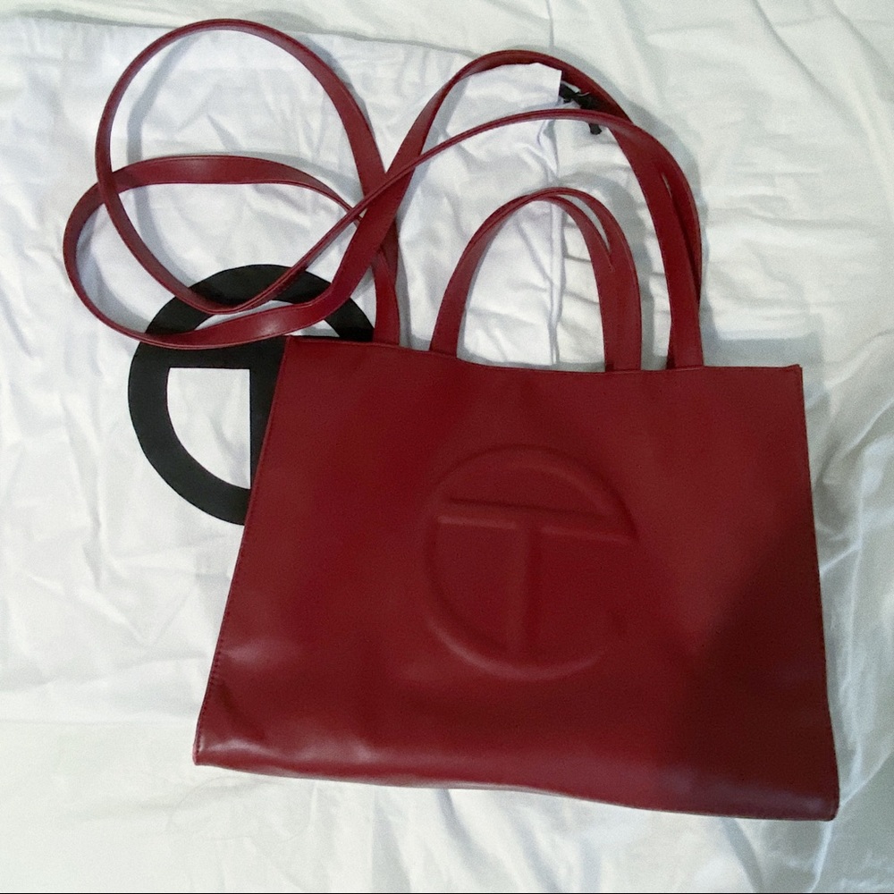Telfar Bag Medium Oxblood Shopping Bag